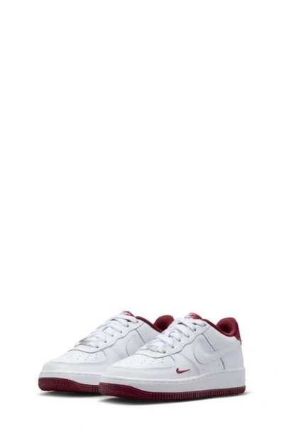 Nike Air Force 1 Basketball Trainer In White/white/team Red