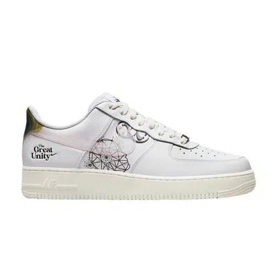 Pre-owned Nike Air Force 1 Bg 'the Great Unity' | White | Kid's Size 4.5