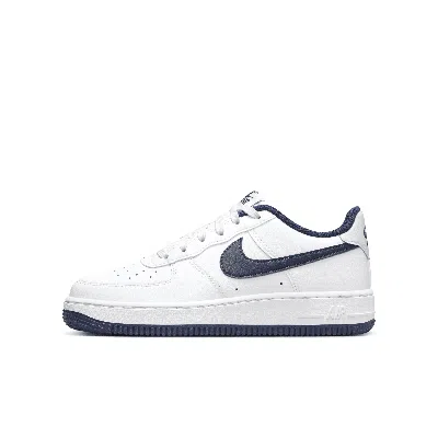 Nike Air Force 1 Big Kids' Shoes In White