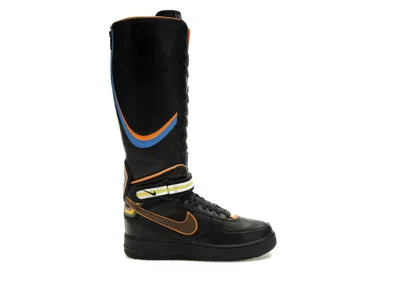 Pre-owned Nike Air Force 1 Boot Tisci (women's) Sneakers In Black/baroque Brown