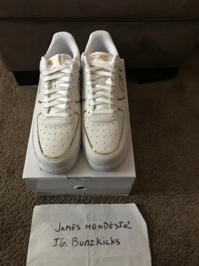 Pre-owned Nike Air Force 1 Cr7 By You Id Ronaldo Airmax 1 Jordan Bred Royal Concord Atmos In White