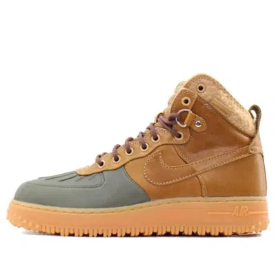 Nike Air Force 1 Duckboot 'beach Tree' In Brown