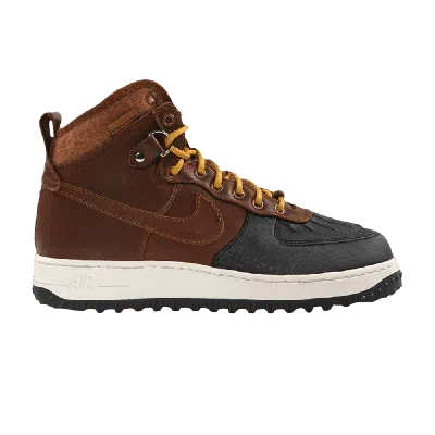 Pre-owned Nike Air Force 1 Duckboot In Brown