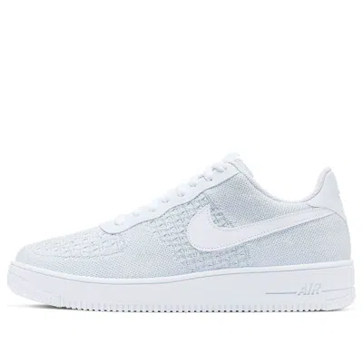 NIKE NIKE AIR FORCE 1 FLYKNIT LOW 2.0 'PURE PLATINUM'