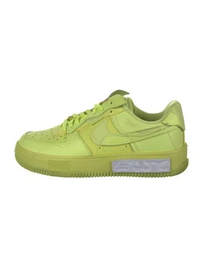 Pre-owned Nike Air Force 1 Fontanka Sneakers In Yellow