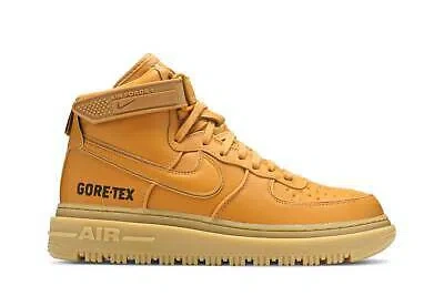 Pre-owned Nike Air Force 1 Gore-tex Boot 'wheat' Ct2815-200 In Flax/flax/wheat/gum Light Brown