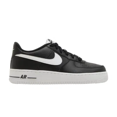 Pre-owned Nike Air Force 1 Gs 'black White' | Kid's Size 3.5