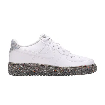 Pre-owned Nike Air Force 1 Gs 'recycled Wool Pack - White' | Kid's Size 7