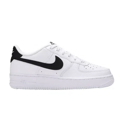 Pre-owned Nike Air Force 1 Gs 'white Black' | Kid's Size 3.5