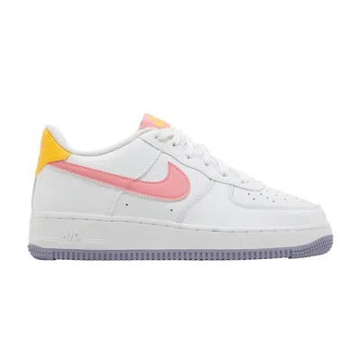 Pre-owned Nike Air Force 1 Gs 'white Coral Chalk' | Kid's Size 4