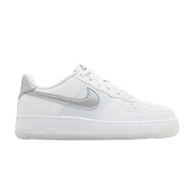 Pre-owned Nike Air Force 1 Gs 'white Football Grey' | Kid's Size 3.5