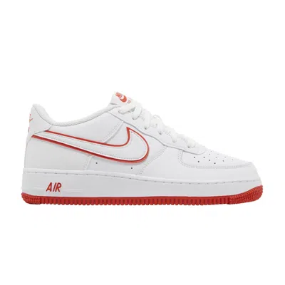 Pre-owned Nike Air Force 1 Gs 'white Picante Red' | Kid's Size 5