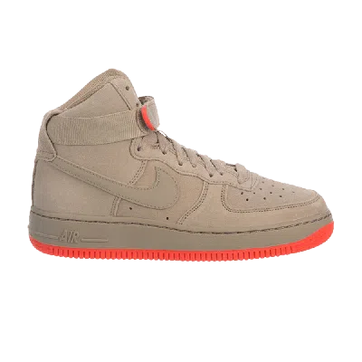 Pre-owned Nike Air Force 1 Hi Gs 'khaki' In Brown