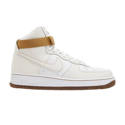 Pre-owned Nike Air Force 1 High '07 Lv8 Emb 'inspected By Swoosh' In Cream