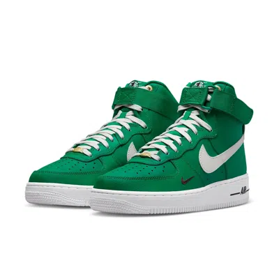 Nike Air Force 1 High Dq7584-300 Women'smalachite 40th Anniversary Shoes In Green