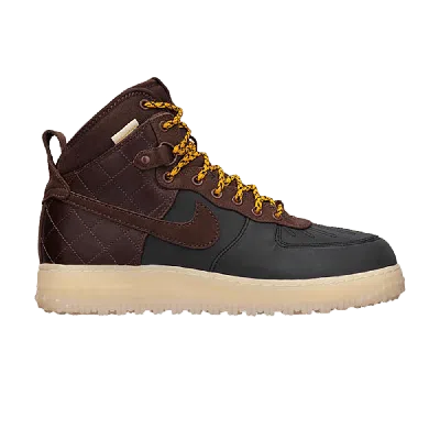 Pre-owned Nike Air Force 1 High Duckboot 'field Brown' In Black