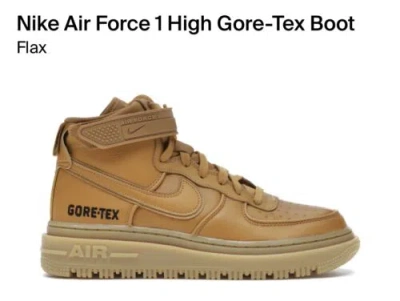 Pre-owned Nike Air Force 1 High Gore-tex Brown 2020 - Us Size 9