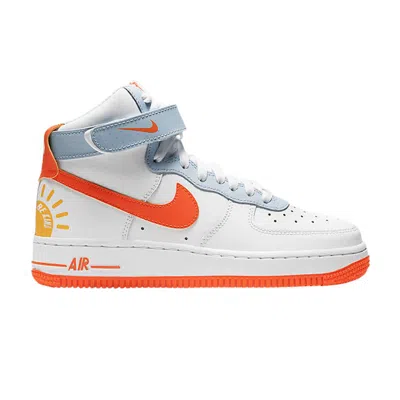 Pre-owned Nike Air Force 1 High Gs 'be Kind' | White | Kid's Size 6.5