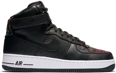 Pre-owned Nike Air Force 1 High History Month (2016) (women's) Sneakers In Black/noble Red/summit White