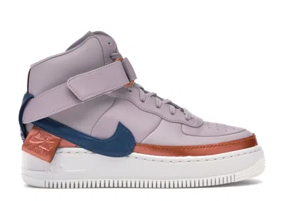 Pre-owned Nike Air Force 1 High Jester Xx (women's) Sneakers In Violet Ash/blue Force/night Maroon In Multi