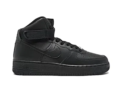 Pre-owned Nike Air Force 1 High Le Triple Sneakers In Black