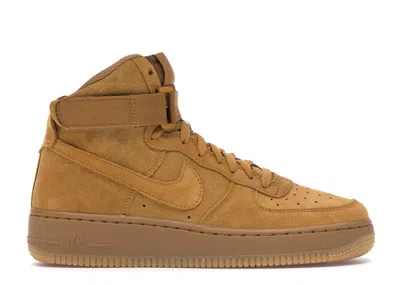 Pre-owned Nike Air Force 1 High Lv8 (2018) Sneakers In Wheat/gum Light Brown