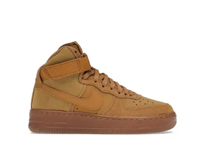 Pre-owned Nike Air Force 1 High Lv8 3 Sneakers In Wheat/gum Light Brown