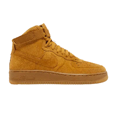 Pre-owned Nike Air Force 1 High Lv8 Gs 'wheat' In Brown
