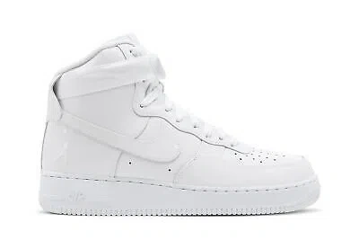 Pre-owned Nike Air Force 1 High Qs 'sheed Triple White' 743546-107 In White/white-white