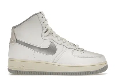 Pre-owned Nike Air Force 1 High Sculpt White Silver (women's) Sneakers In Summit White/light Smoke Grey In Multi