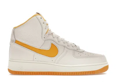 Pre-owned Nike Air Force 1 High Sculpt (women's) Sneakers In Phantom/sail/yellow Ochre