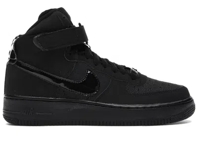 Pre-owned Nike Air Force 1 High Triple Sneakers In Black
