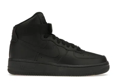 Pre-owned Nike Air Force 1 High Triple (women's) Sneakers In Black