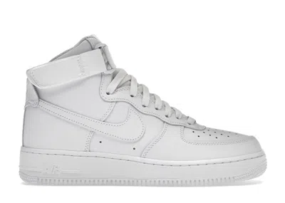 Pre-owned Nike Air Force 1 High Triple (women's) Sneakers In White
