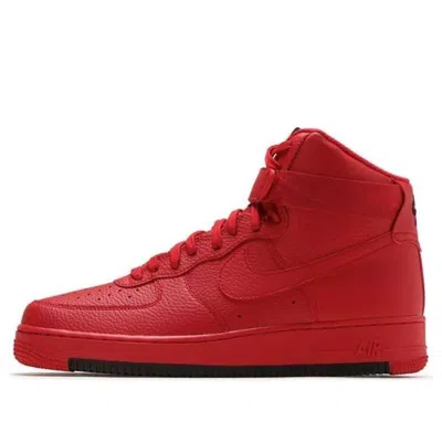 Nike Air Force 1 High 'university Red Black'