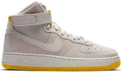 Pre-owned Nike Air Force 1 High Varsity Maize Sneakers In Desert Sand