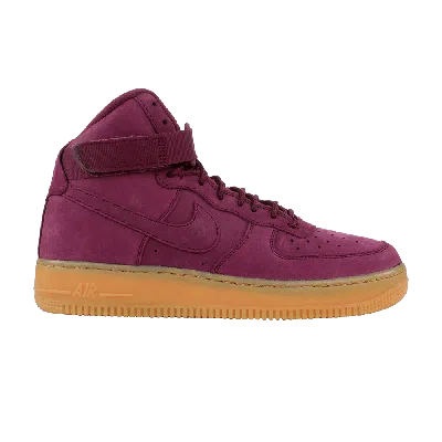 Pre-owned Nike Air Force 1 High Wb Gs 'bordeaux' In Purple