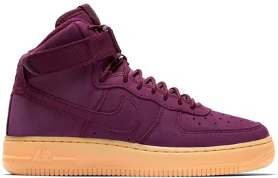 Pre-owned Nike Air Force 1 High Wb Sneakers In Bordeaux