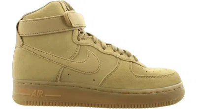 Pre-owned Nike Air Force 1 High (women's) Sneakers In Elemental Gold/gum Light Brown In Multi