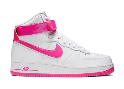 Pre-owned Nike Air Force 1 High (women's) Sneakers In White/true Berry/laser Fuchsia