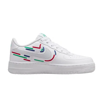 Pre-owned Nike Air Force 1 Impact Next Nature Low Gs 'marker' | White | Kid's Size 6.5