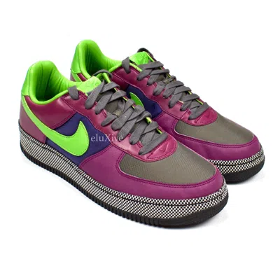Pre-owned Nike Air Force 1 Inside Out Midnight Fog Green Bean Ds Shoes In Green Purple