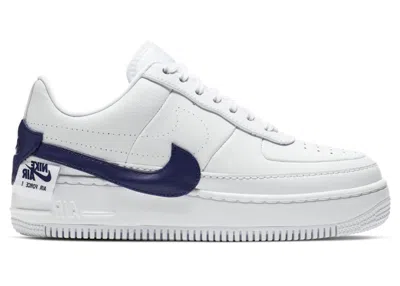 Pre-owned Nike Air Force 1 Jester Xx Regency Purple (women's) Sneakers In White/navy Blue
