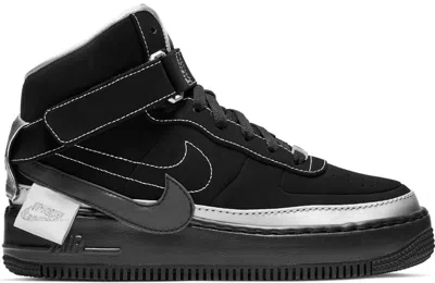 Pre-owned Nike Air Force 1 Jester Xx Rox Brown (women's) Sneakers In Black/metallic Silver