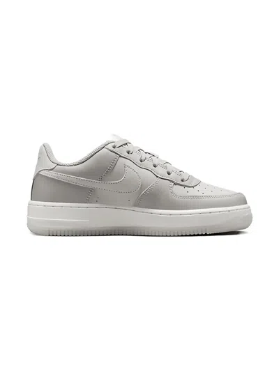 Nike Kids' Air Force 1 "light Bone/light Iron Ore/summit White" Sneakers In Gray