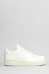 Nike Air Force 1 Lo Sneakers In White Leather In White