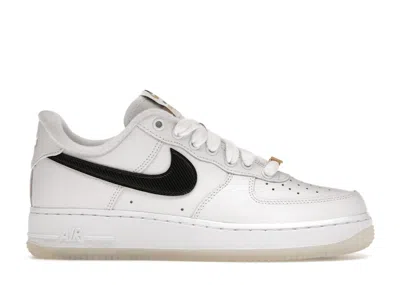 Pre-owned Nike Air Force 1 Low '07 40th Anniversary Edition Bronx Origins (women's) Sneakers In White/black/metalli