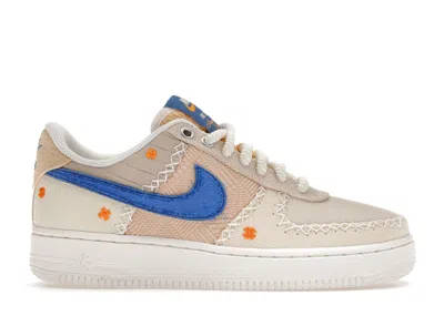 Pre-owned Nike Air Force 1 Low '07 40th Anniversary Edition La Flea (women's) Sneakers In Sail/coconut Milk/white O