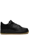 Nike Air Force 1 Low '07 "black Gum" Sneakers In Black