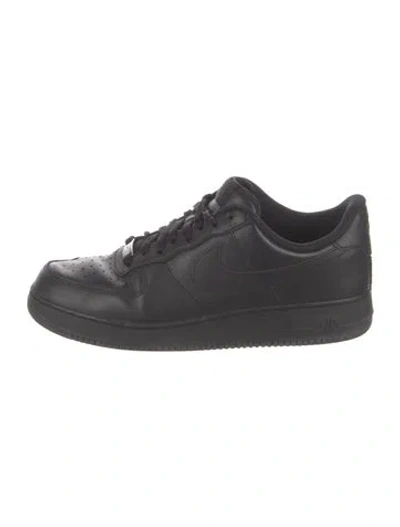 Pre-owned Nike Air Force 1 Low '07 Black Sneakers